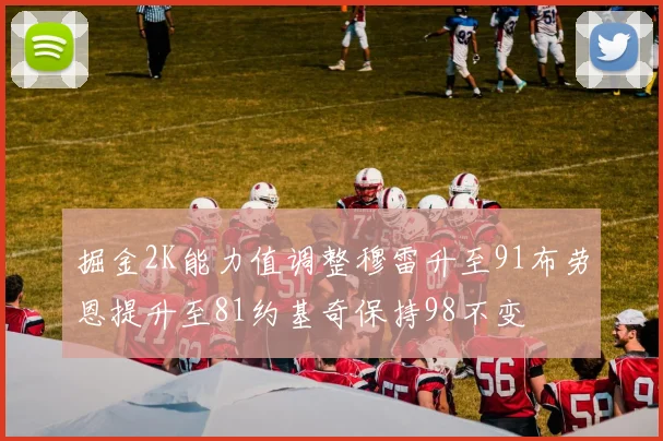 掘金2K能力值调整穆雷升至91布劳恩提升至81约基奇保持98不变